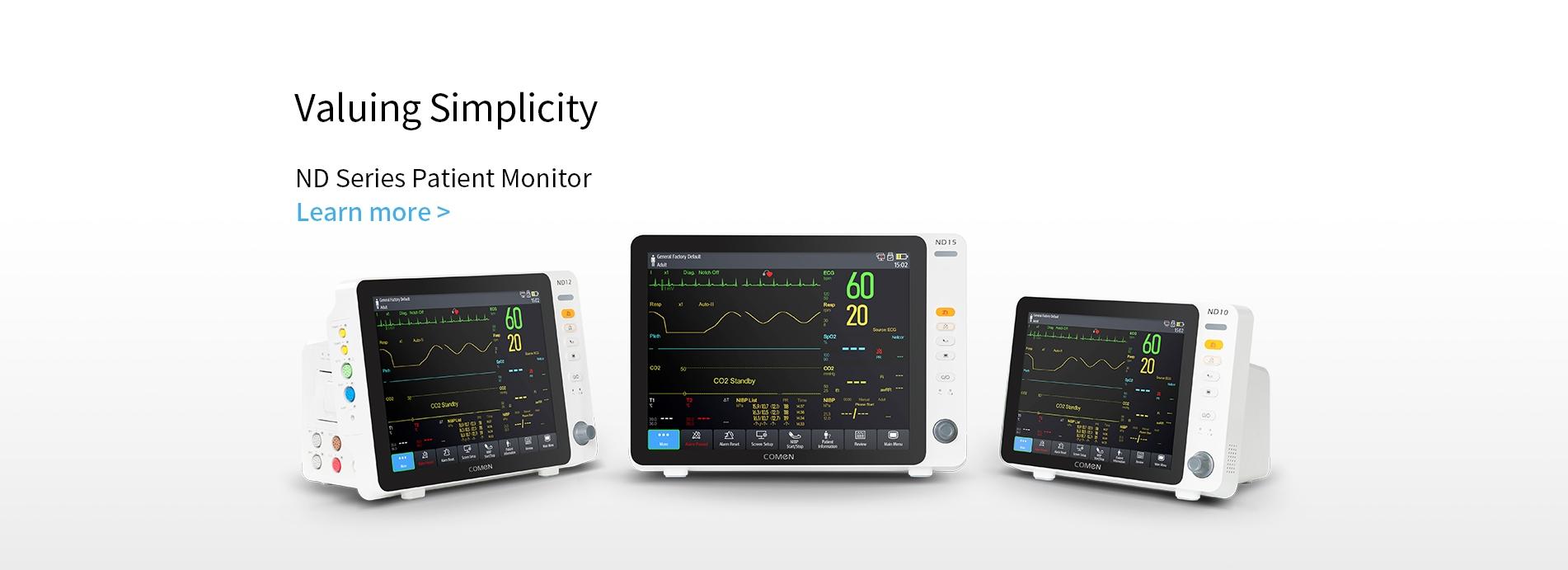 Valuing Simplicity ND Series Patient Monitor